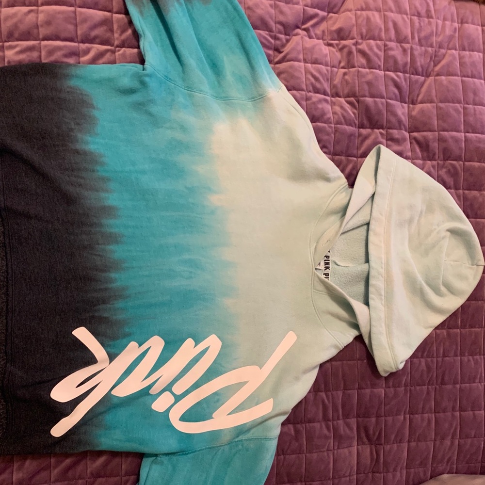 PINK cute cropped hoodie